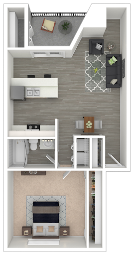 1 Bed 1 Bath