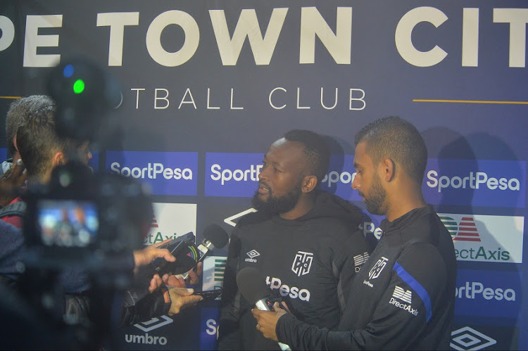 Mpho Makola during the Cape Town City FC media open day at Reddam House Constantia on August 07, 2019 in Cape Town, South Africa.