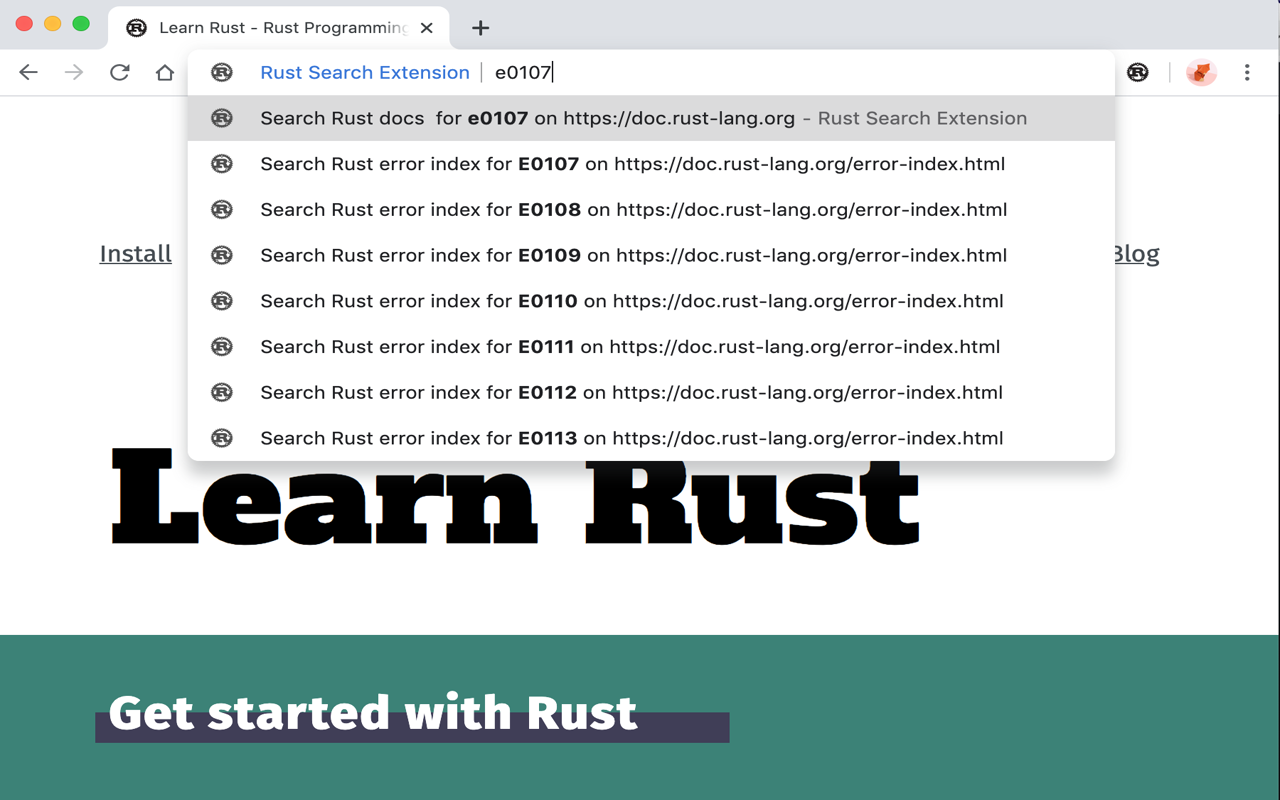 Rust Search Extension Preview image 4