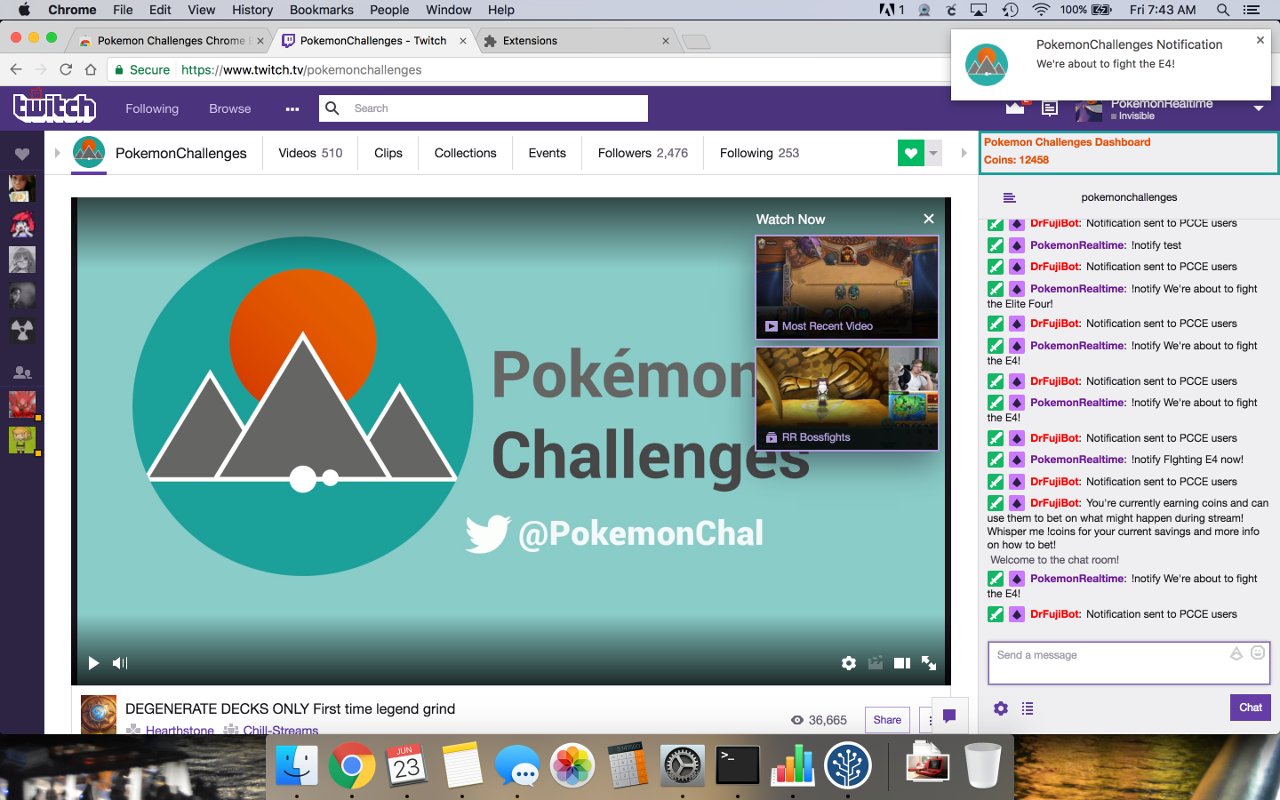 Pokemon Challenges Web Extension Preview image 0