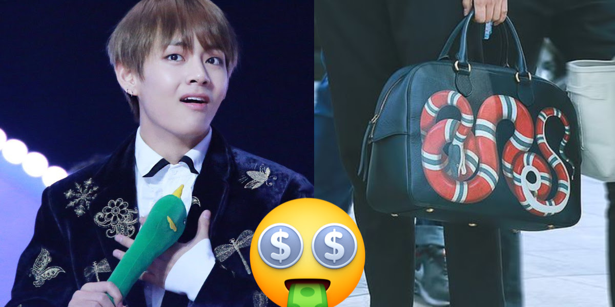 bts v gucci bag