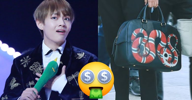 12 Times BTS Used Luxury Bags And Showed Us They're Swimming In