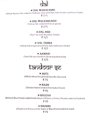 Payatha - Ethnic Foothill Restaurant menu 6