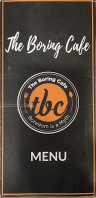 The Boring Cafe' menu 1