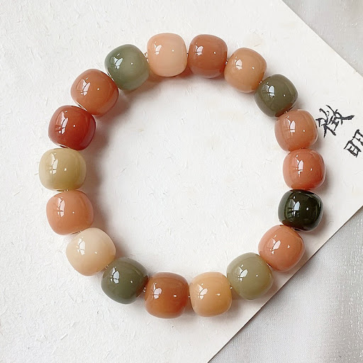 Title 1, Mens Fashion White Jade Bodhi Around The Finge...