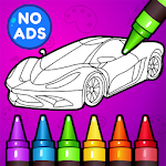 ? Learn Coloring & Drawing Car Games for Kids  ? Apk