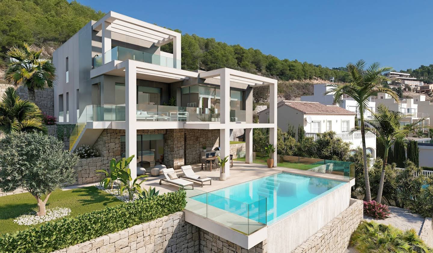 Villa avec piscine et jardin Calp