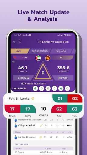 Screenshot Live Cricket Score - IPL