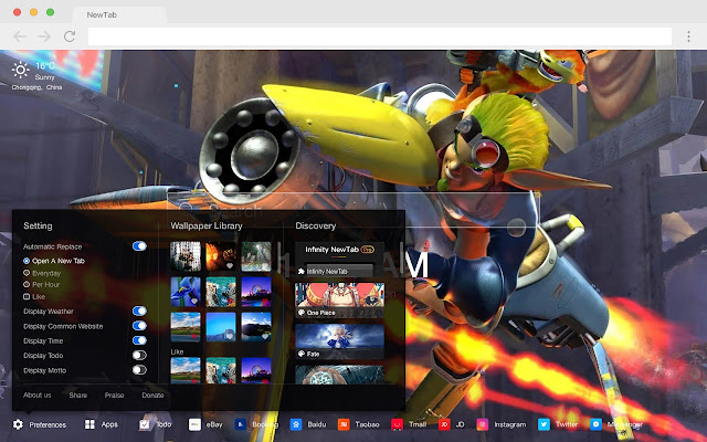 Jak And Daxter Popular Games HD New Tab Theme