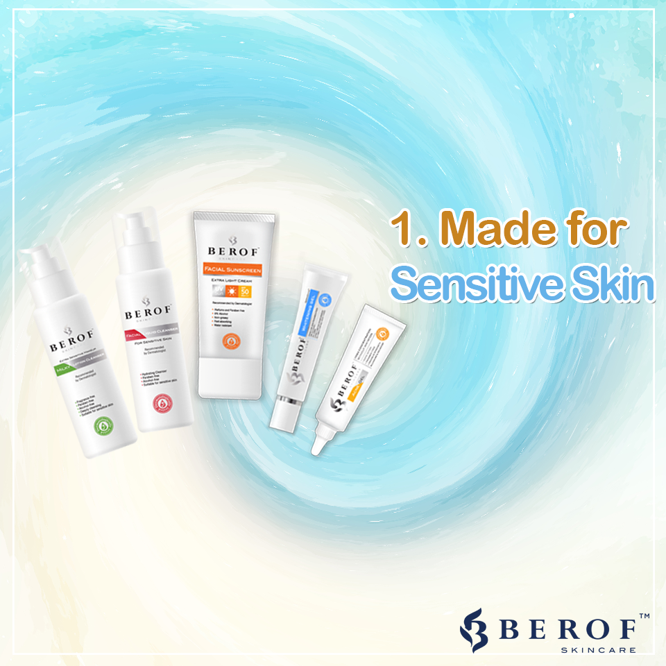 Berof is a skincare made for sensitive skin. Acne Treatment Lahore Pakistan