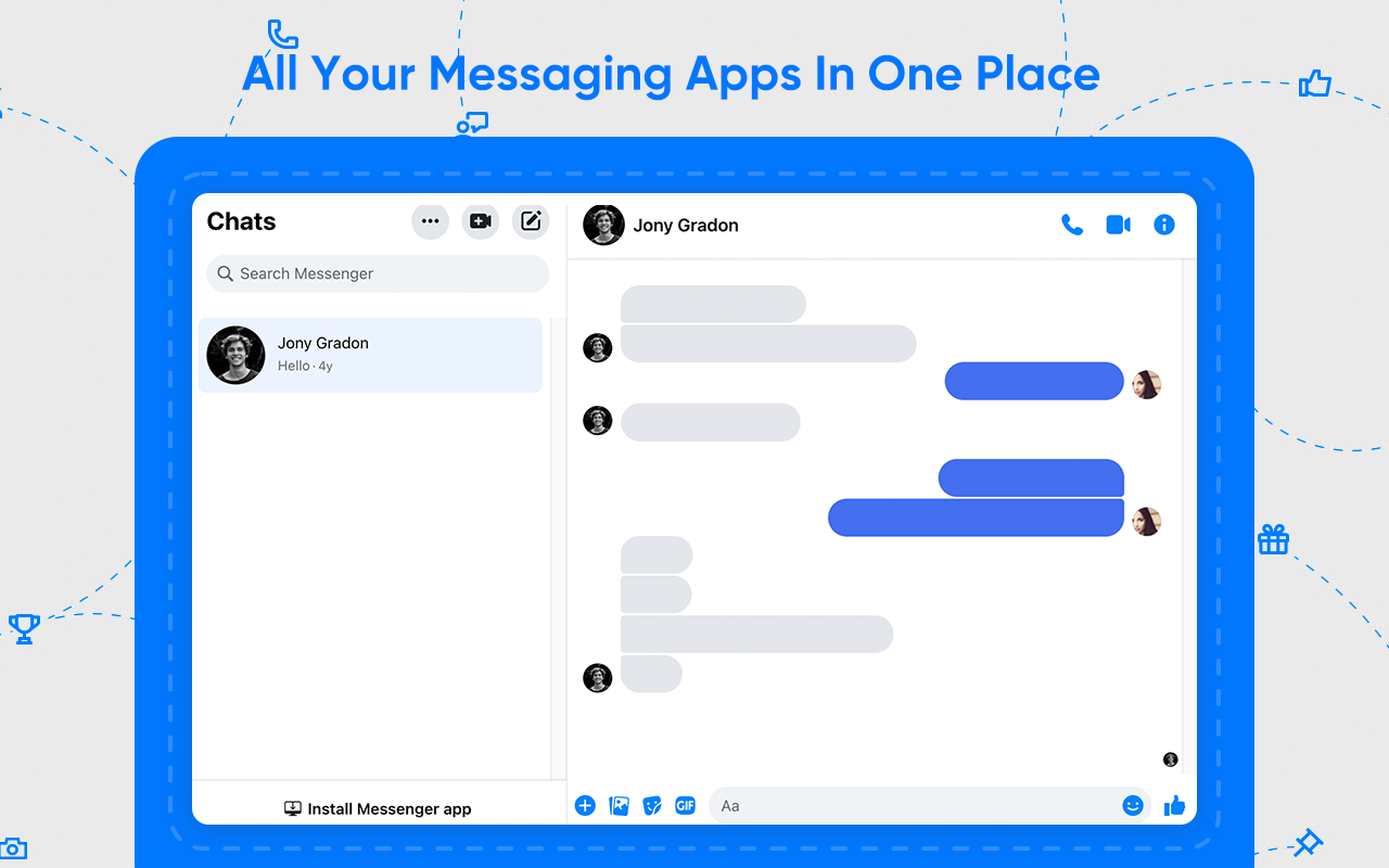 Online messengers in All-in-One chat Preview image 2