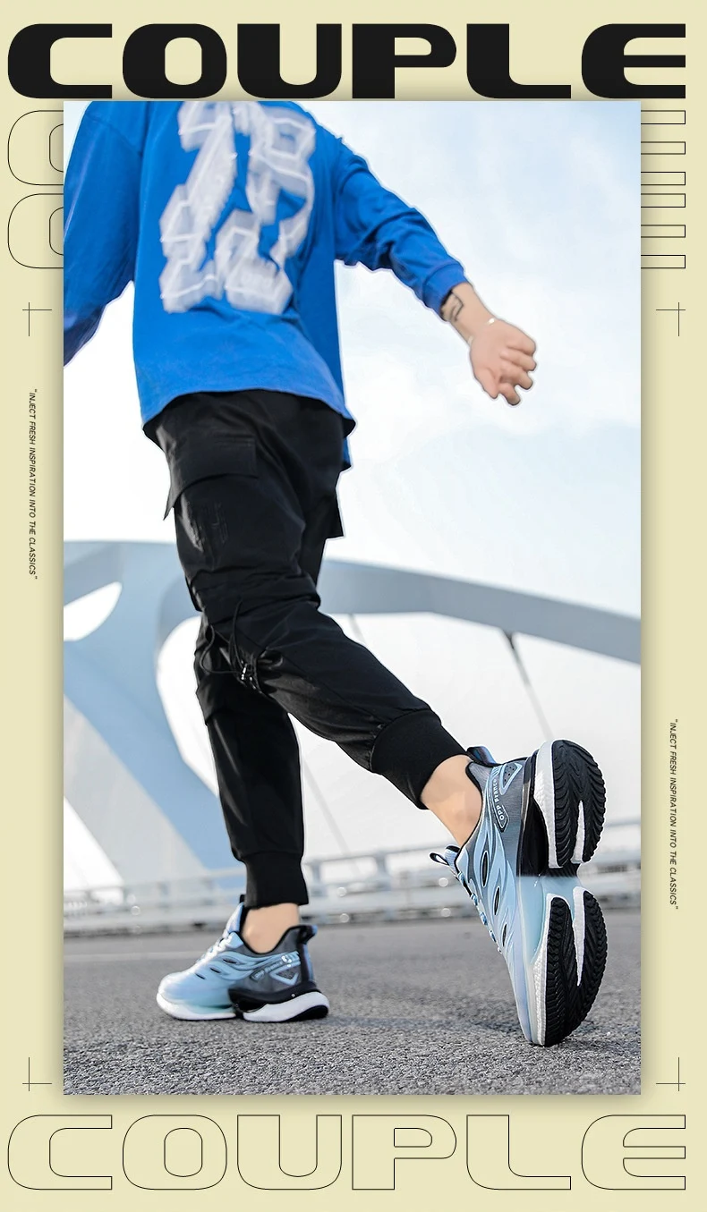 Title 2, Modieuze leren sneakers, schokabsorberend en ca...