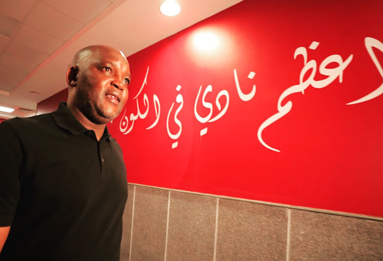 Pitso Mosimane is unbeaten so far as coach of Al Ahly.