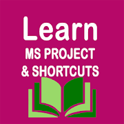 Learn MS Project & Shortcuts  Icon