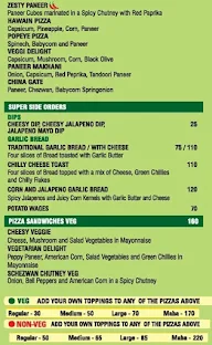 Joe's Pizza menu 2