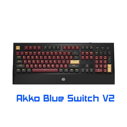 Bàn phím cơ Akko MOJIKE GK1 Black Red (Akko Pink Switch V2)