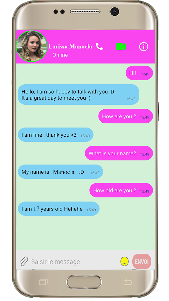 Conversar Com Larissa Manoela Apk Baixar Para Android Baixar