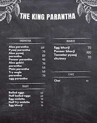 The King Of Paratha menu 1