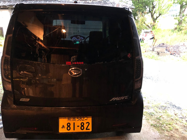 ムーヴカスタムの桜と愛車・パイオニアサブウーファー・フィルム5％・DIY・熊本に関するカスタム事例の投稿画像3枚目