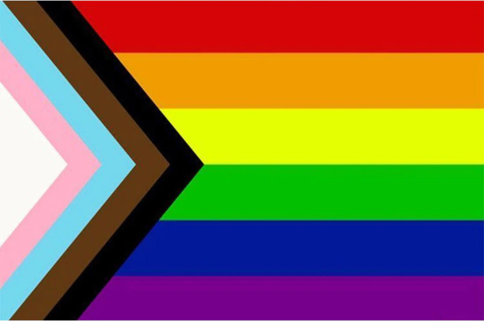 Progress Pride Rainbow Flag 3x5 Ft Lgbtq Gay Lesbian Color Of Trans