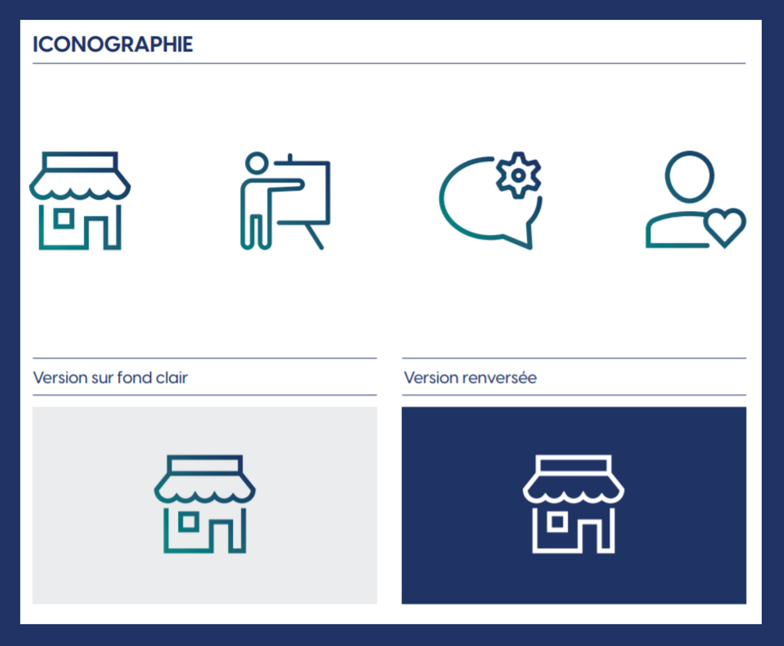 Iconographie de l'identité visuelle de Détail Formation