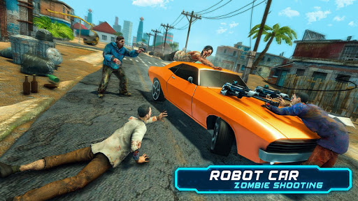 Police Robot Car Rampage: New robot shooting Games screenshots 8