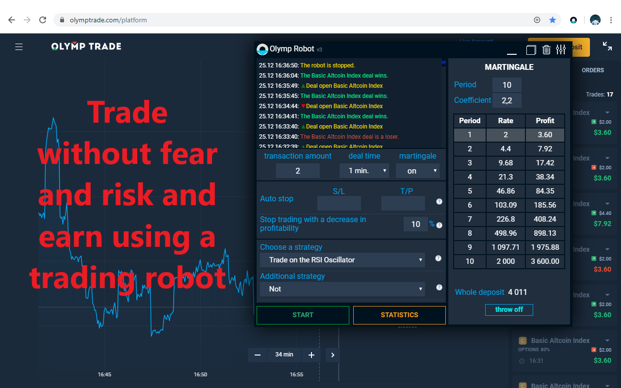 Olymp Robot - Fixed Time Preview image 6