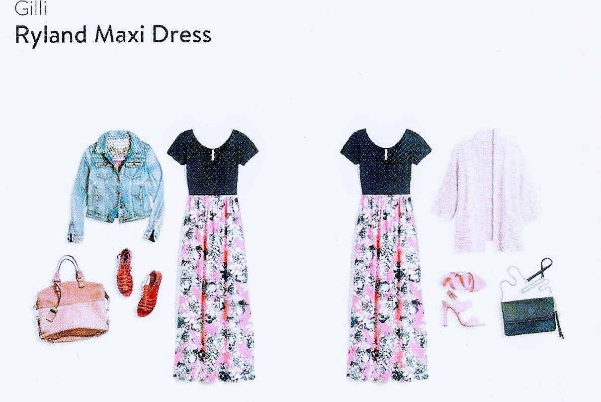 Stitch Fix box for February 2017, Gilli Ryland Maxi Dress