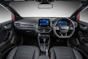 Interior is identical to previous Fiesta.