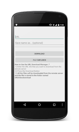 URL Download Manager