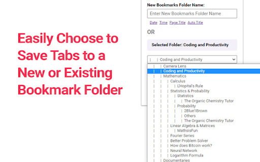 Bookmark All Tabs