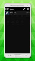 battery in status bar Screenshot