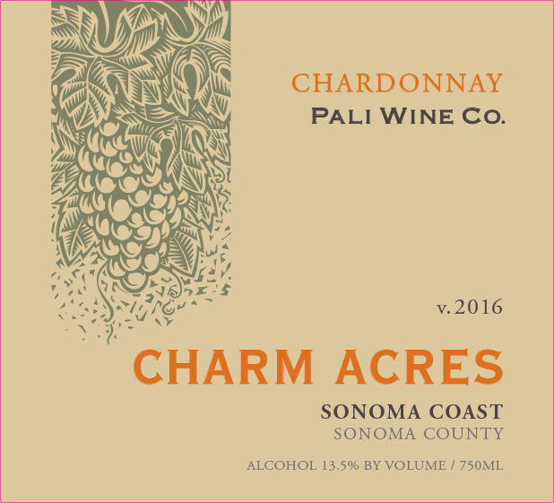 Logo for Pali Wine Co Charm Acres Chardonnay