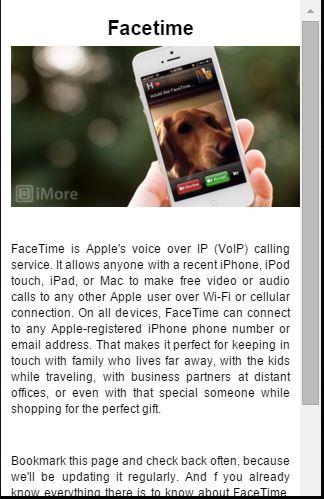 Guide For Facetime video chat