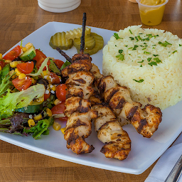 Chicken Shish + Salad + Rice