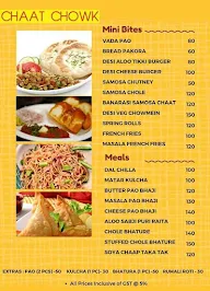 Chaat Chowk menu 5