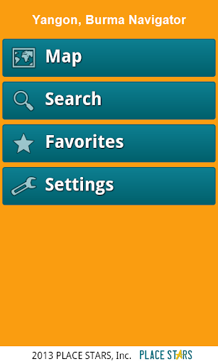 Yangon Burma GPS Navigation