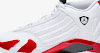 air jordan 14 white varsity red black