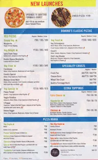 Domino's Pizza menu 1