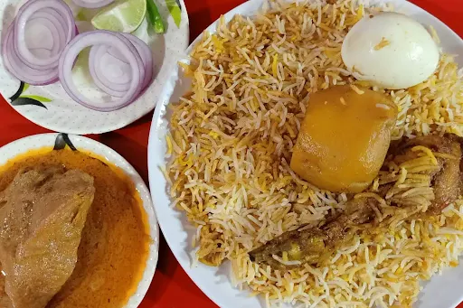 1 Chicken Biryani With 1 Chicken Chaap And 1 Salad