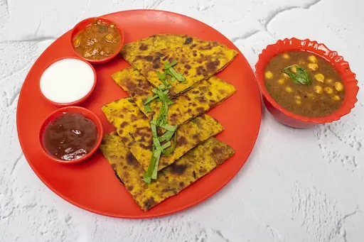 Palak Paratha + Chhole [100ML]