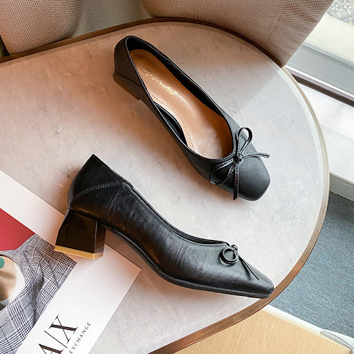 Title 9, Womens Thick Heel Pumps Soft Leather Shoes. Co...