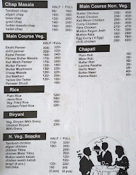 Hr 29 Family Restaurant menu 1