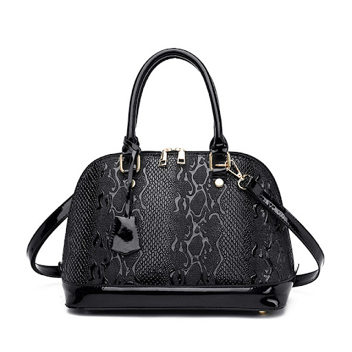 Title 13, Three-piece Embossed Shoulder Handbag Set. Carr...