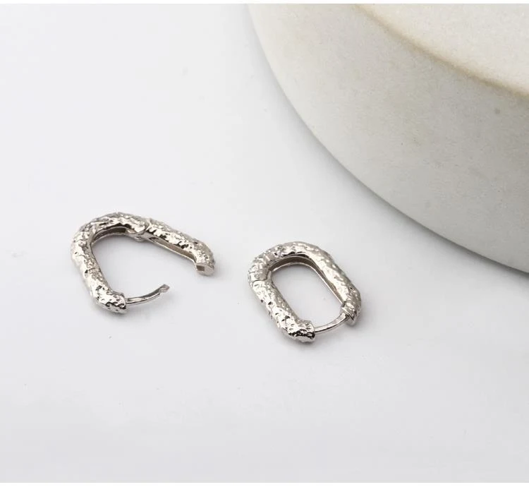 Title 3, Boucle doreille clip femme en argent sterling,...