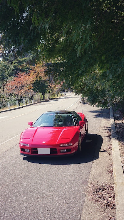 NSXの紅葉と愛車・1枚目がお気に入り😍・寒いに関するカスタム事例の投稿画像2枚目