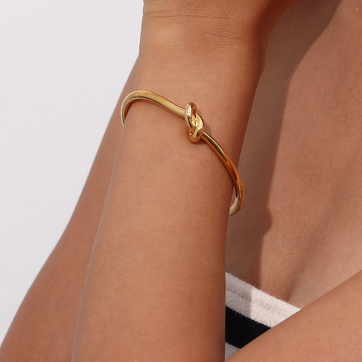 Title 11, Louisa Gold Bangle — Timeless elegance for ever...