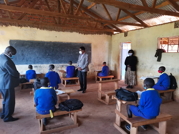 University Education PS at St Peter's Mumias during an inspection of teaching and learning last week