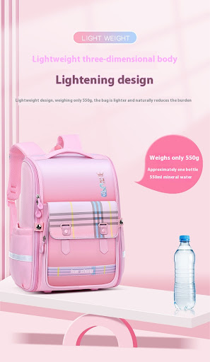 Title 2, Plaid Schoolbag Grade Spine Protection Student ...