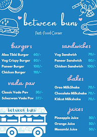 Between Buns menu 1